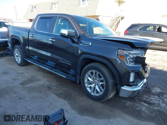 2021 GMC Sierra 1500 SLT z VIN 3GTU9DED9MG176881, wystawiony jako IAAI lot #41140356 z przebiegiem 21 553 mil mil oraz . Historia ofert i sprzedaży dostępna na DreamBid. Obrazek 1.