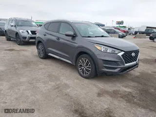 2020 Hyundai Tucson SEL with VIN KM8J3CAL2LU210310, listed as a IAAI auction lot 41593366 with 52,653 mi miles. Bid and sale history available at carsss.com. Image 1.