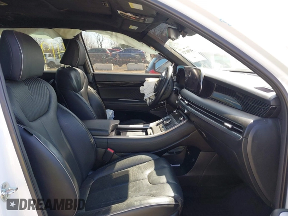 2024 Hyundai Palisade Calligraphy z VIN KM8R7DGE1RU760287, wystawiony jako IAAI lot #41901721 z przebiegiem 26 359 mil mil oraz . Historia ofert i sprzedaży dostępna na DreamBid. Obrazek 5.