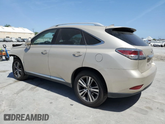 2015 Lexus RX 350 with VIN 2T2ZK1BA1FC174618, listed as a Copart auction lot 49396185 with 57,217 mi miles and Salvage Title. Bid and sale history available at carsss.com. Image 2.