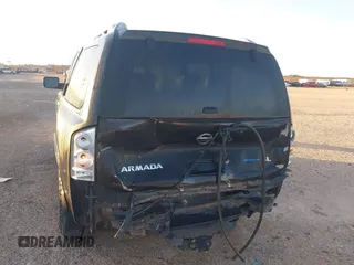 2011 Nissan Armada SV with VIN 5N1BA0ND4BN624127, listed as a IAAI auction lot 41722211 with 177,286 mi miles and . Bid and sale history available at DreamBid. Image 6.