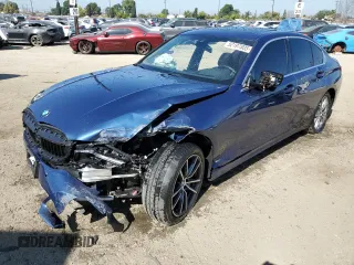 2022 BMW 3 Series 330i with VIN 3MW5R1J09N8C25348, listed as a Copart auction lot 52197805 with 29,370 mi miles and Salvage title. Bid and sale history available at DreamBid. Image 1.