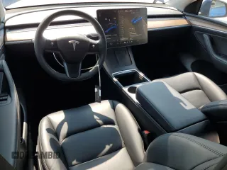 2024 Tesla Model Y Long Range with VIN 7SAYGAEE6RF202481, listed as a Copart auction lot 59208165 with 15,346 mi miles and Salvage title. Bid and sale history available at DreamBid. Image 8.