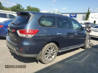 2015 Nissan Pathfinder S with VIN 5N1AR2MN9FC699014, listed as a Copart auction lot 64360664 with 146,005 mi miles and Salvage Title. Bid and sale history available at carsss.com. Image 3.