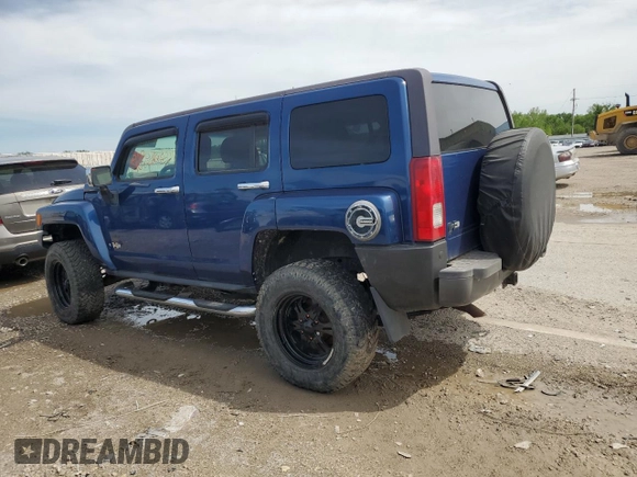 2006 Hummer H3 with VIN 5GTDN136468176500, listed as a Copart auction lot 55115135 with Not Provided miles and Salvage Title. Bid and sale history available at DreamBid. Image 2.