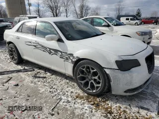 2015 Chrysler 300 S with VIN 2C3CCABG0FH797203, listed as a Copart auction lot 43974915 with 159,216 mi miles and Salvage Title. Bid and sale history available at DreamBid. Image 4.