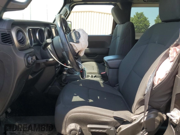 2020 Jeep Wrangler Sport with VIN 1C4GJXAG9LW203468, listed as a Copart auction lot 63586585 with 58,180 mi miles and Salvage title. Bid and sale history available at DreamBid. Image 7.