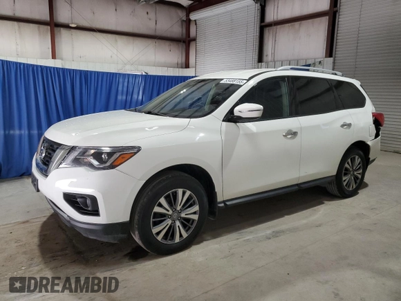 2020 Nissan Pathfinder S with VIN 5N1DR2AM2LC649334, listed as a Copart auction lot 53488155 with 120,617 mi miles and Clean title. Bid and sale history available at DreamBid. Image 1.
