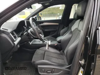2020 Audi SQ5 Premium Plus with VIN WA1B4AFY6L2069701, listed as a Copart auction lot 71760623 with 56,037 mi miles. Bid and sale history available at carsss.com. Image 7.