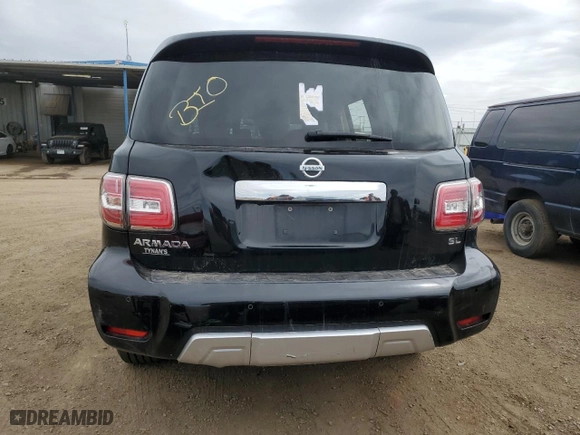 2018 Nissan Armada SL with VIN JN8AY2NC2JX501383, listed as a Copart auction lot 52479935 with NaN miles and Clean Title. Bid and sale history available at carsss.com. Image 6.