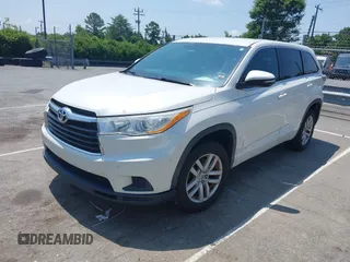 2014 Toyota Highlander LE z VIN 5TDZARFH8ES006333, wystawiony jako IAAI lot #42457836 z przebiegiem 177 747 mil mil oraz . Historia ofert i sprzedaży dostępna na DreamBid. Obrazek 2.