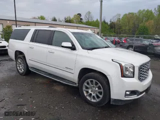 2018 GMC Yukon XL Denali with VIN 1GKS2HKJ8JR279092, listed as a IAAI auction lot 41990475 with 56,965 mi miles. Bid and sale history available at carsss.com. Image 1.