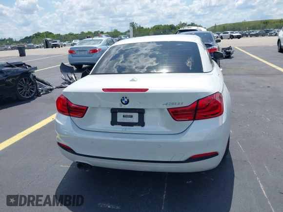 2018 BMW 4 Series 430i with VIN WBA4Z1C54JEC72611, listed as a IAAI auction lot 42337136 with 33,768 mi miles and . Bid and sale history available at DreamBid. Image 17.