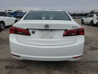 2017 Acura TLX with VIN 19UUB1F30HA010750, listed as a Copart auction lot 88780395 with 53,490 mi miles and Salvage Title. Bid and sale history available at carsss.com. Image 6.