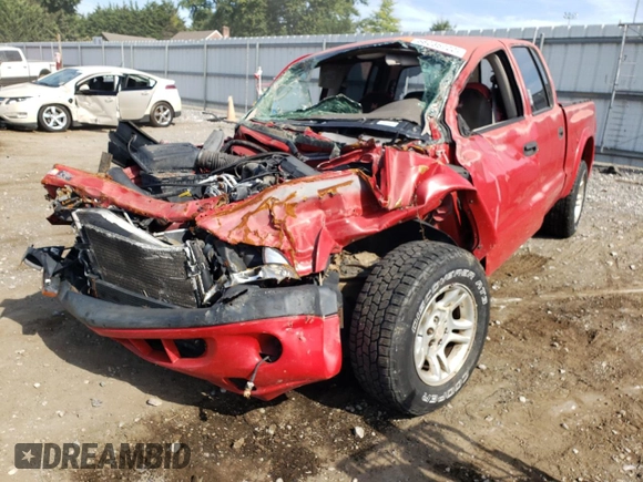 2003 Dodge Dakota Sport with VIN 1D7HL38X63S122194, listed as a Copart auction lot 58235722 with 0 mi miles and Non Repairable. Bid and sale history available at carsss.com. Image 2.
