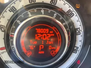 2012 FIAT 500 Gucci with VIN 3C3CFFER4CT347767, listed as a Copart auction lot 48537655 with 78,009 mi miles and Clean Title. Bid and sale history available at carsss.com. Image 8.