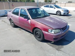 2001 Toyota Corolla CE with VIN 1NXBR12E31Z458411, listed as a IAAI auction lot 42735341 with 192,944 mi miles and . Bid and sale history available at DreamBid. Image 1.