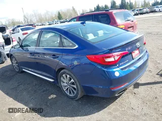 2017 Hyundai Sonata Sport with VIN 5NPE34AF3HH481285, listed as a IAAI auction lot 41950164 with 49,273 mi miles and . Bid and sale history available at DreamBid. Image 3.