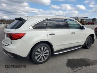 2014 Acura MDX Technology with VIN 5FRYD3H49EB010968, listed as a Copart auction lot 52149615 with 116,353 mi miles and Clean title. Bid and sale history available at DreamBid. Image 3.