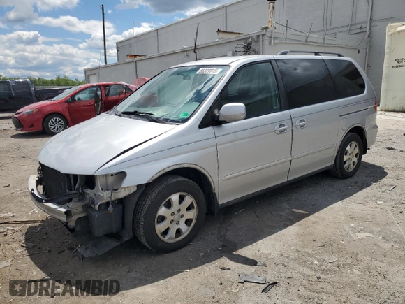 2003 Honda Odyssey EX z VIN 5FNRL186X3B075761, wystawiony jako Copart lot #58289815 z przebiegiem 137 763 mil mil oraz Szkoda całkowita • Salvage title. Historia ofert i sprzedaży dostępna na DreamBid. Obrazek 1.