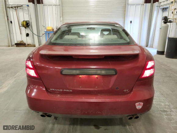 2004 Pontiac Grand Prix GT2 with VIN 2G2WS522041180529, listed as a Copart auction lot 52735945 with 188,817 mi miles and Salvage Title. Bid and sale history available at carsss.com. Image 6.