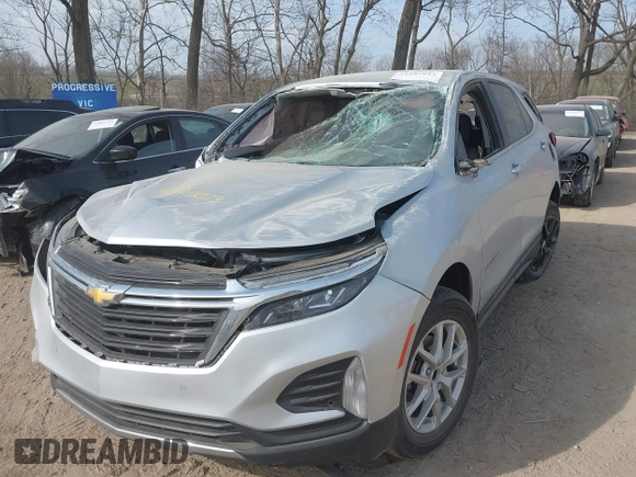 2022 Chevrolet Equinox LT with VIN 3GNAXKEV6NL106342, listed as a IAAI auction lot 41807013 with 41,629 mi miles and . Bid and sale history available at DreamBid. Image 17.