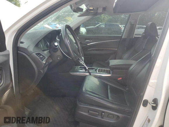 2017 Acura MDX Technology z VIN 5FRYD4H57HB034222, wystawiony jako Copart lot #57698485 z przebiegiem 85 414 mil mil oraz Szkoda całkowita • Salvage title. Historia ofert i sprzedaży dostępna na DreamBid. Obrazek 7.