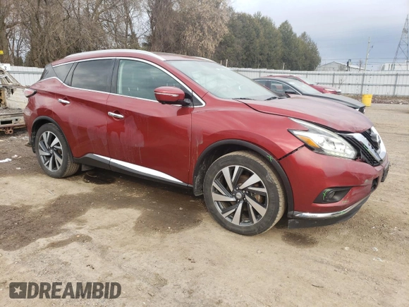 2015 Nissan Murano S with VIN 5N1AZ2MH2FN245928, listed as a Copart auction lot 46996224 with 213,150 mi miles and Clean title. Bid and sale history available at DreamBid. Image 4.