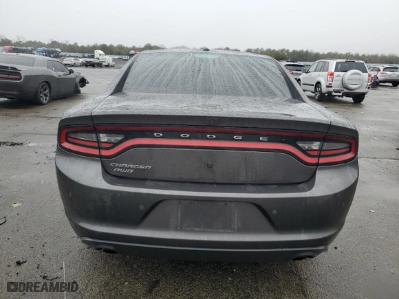 2020 Dodge Charger Police with VIN 2C3CDXKT3LH127489, listed as a Copart auction lot 43603385 with 126,645 mi miles and Salvage Title. Bid and sale history available at carsss.com. Image 6.