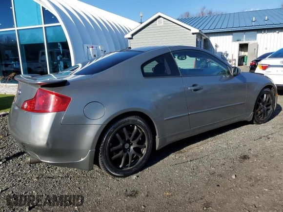 2005 Infiniti G35 Coupe with VIN JNKCV54E95M407119, listed as a Copart auction lot 69438314 with 156,257 mi miles and Salvage Title. Bid and sale history available at carsss.com. Image 3.