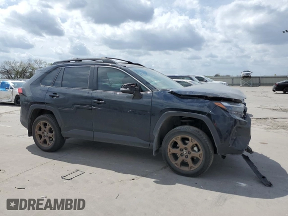 2024 Toyota RAV4 Hybrid LE with VIN 2T3UWRFV7RW200440, listed as a Copart auction lot 55034115 with 56,754 mi miles and Salvage title. Bid and sale history available at DreamBid. Image 4.