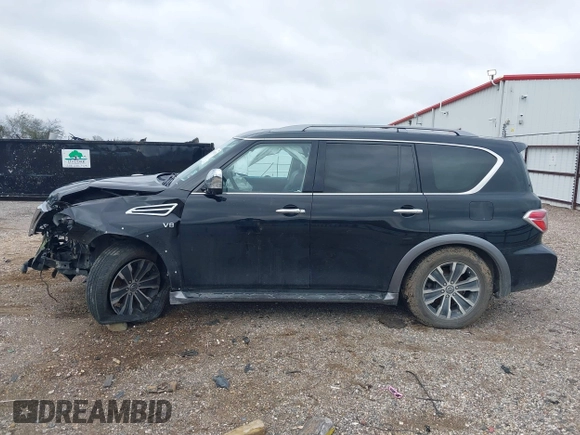 2020 Nissan Armada SV with VIN JN8AY2ND3LX016455, listed as a IAAI auction lot 41015514 with 109,562 mi miles. Bid and sale history available at carsss.com. Image 15.