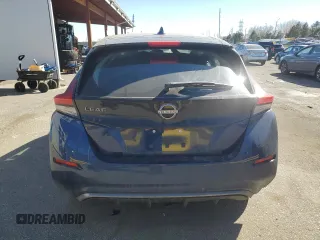 2025 Nissan LEAF S with VIN 1N4AZ1BV1SC565440, listed as a Copart auction lot 47496545 with 1,097 mi miles and Salvage Title. Bid and sale history available at carsss.com. Image 6.