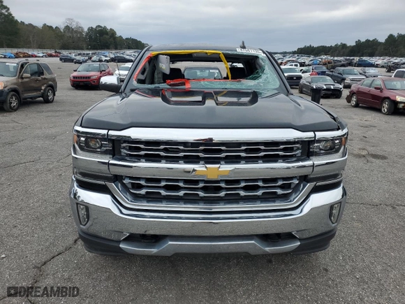 2017 Chevrolet Silverado 1500 LTZ with VIN 3GCUKSEC7HG107466, listed as a Copart auction lot 87681135 with 41,245 mi miles and Salvage Title. Bid and sale history available at carsss.com. Image 5.