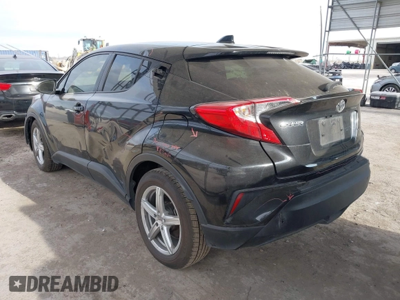 2019 Toyota C-HR XLE with VIN JTNKHMBX4K1032039, listed as a IAAI auction lot 41365721 with 96,194 mi miles. Bid and sale history available at carsss.com. Image 3.