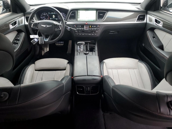 2019 Genesis G80 3.3T Sport with VIN KMTFN4JB0KU320970, listed as a Copart auction lot 79726564 with 65,892 mi miles and Salvage Title. Bid and sale history available at carsss.com. Image 8.