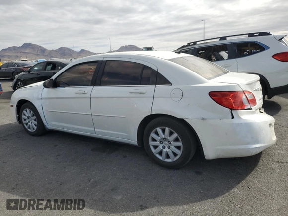 2008 Chrysler Sebring LX z VIN 1C3LC46K28N185899, wystawiony jako Copart lot #54858215 z przebiegiem 146 928 mil mil oraz Szkody całkowita. Historia ofert i sprzedaży dostępna na DreamBid. Obrazek 2.