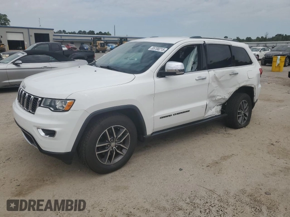 2018 Jeep Grand Cherokee Limited with VIN 1C4RJEBG0JC380744, listed as a Copart auction lot 55700215 with 89,157 mi miles and Salvage title. Bid and sale history available at DreamBid. Image 1.