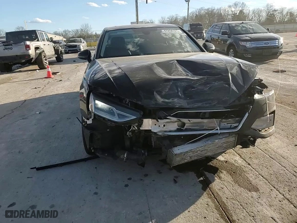 2022 Audi A4 Sedan Premium with VIN WAUABAF40NN006354, listed as a Copart auction lot 47256325 with 35,822 mi miles and Salvage Title. Bid and sale history available at carsss.com. Image 11.