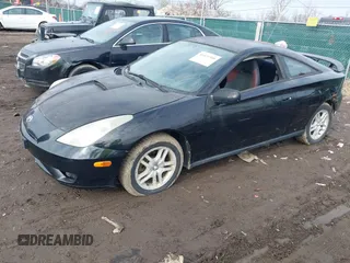 2003 Toyota Celica GT with VIN JTDDR32T730167041, listed as a IAAI auction lot 41471355 with 137,625 mi miles. Bid and sale history available at carsss.com. Image 2.