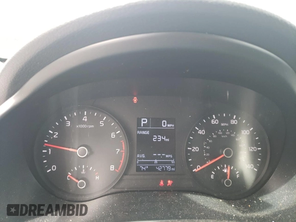 2021 Kia Rio S with VIN 3KPA24AD2ME401151, listed as a Copart auction lot 63223013 with 42,779 mi miles and Salvage Title. Bid and sale history available at DreamBid. Image 9.