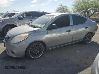 2014 Nissan Versa SV with VIN 3N1CN7AP3EL845277, listed as a Copart auction lot 54055565 with 50,953 mi miles and Salvage Title. Bid and sale history available at DreamBid. Image 1.