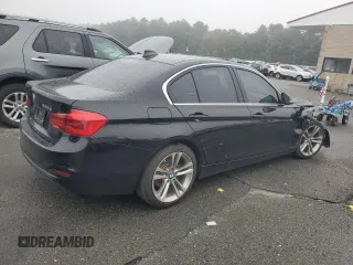 2018 BMW 3 Series 328d with VIN WBA8E5C54JA507646, listed as a Copart auction lot 75518574 with 50,951 mi miles and Salvage title. Bid and sale history available at DreamBid. Image 3.