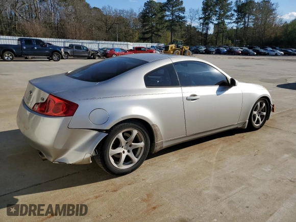 2005 Infiniti G35 Coupe with VIN JNKCV54E45M423602, listed as a Copart auction lot 87466474 with 197,932 mi miles and Salvage Title. Bid and sale history available at carsss.com. Image 3.