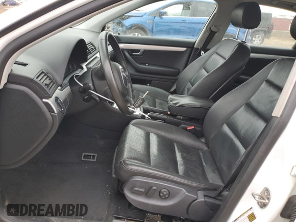 2007 Audi A4 2.0T with VIN WAUDF78E67A184080, listed as a Copart auction lot 47396885 with 195,545 mi miles and Salvage Title. Bid and sale history available at carsss.com. Image 7.