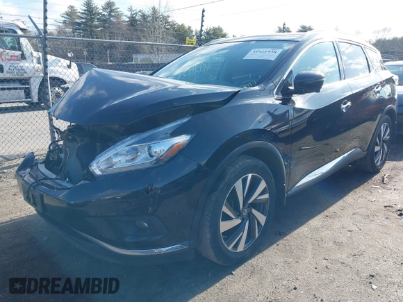 2018 Nissan Murano Platinum with VIN 5N1AZ2MH3JN186056, listed as a IAAI auction lot 41921938 with 67,843 mi miles and . Bid and sale history available at carsss.com. Image 18.