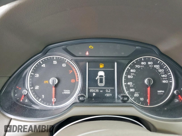 2013 Audi Q5 Premium с VIN WA1CFAFP2DA040614, выставлен на аукционе Copart как лот 56522195 с пробегом 85 636 миль миль и Списание • Salvage title. История ставок и продаж доступна на DreamBid. Изображение 9.