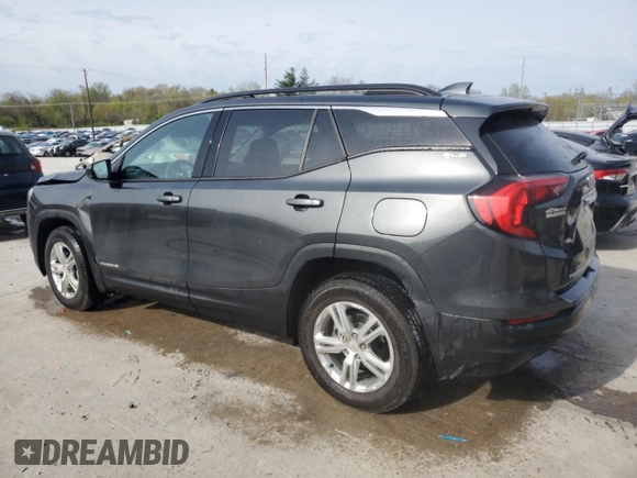 2020 GMC Terrain SLE with VIN 3GKALTEV6LL108989, listed as a Copart auction lot 53298785 with 44,085 mi miles and Salvage Title. Bid and sale history available at DreamBid. Image 2.