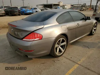 2008 BMW 6 Series 650i with VIN WBAEA53548CV85020, listed as a Copart auction lot 87908825 with 132,981 mi miles and Salvage Title. Bid and sale history available at carsss.com. Image 3.