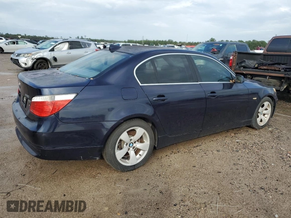2005 BMW 5 Series 530i with VIN WBANA73505CR58495, listed as a Copart auction lot 81512884 with Not Provided miles and Clean Title. Bid and sale history available at DreamBid. Image 3.